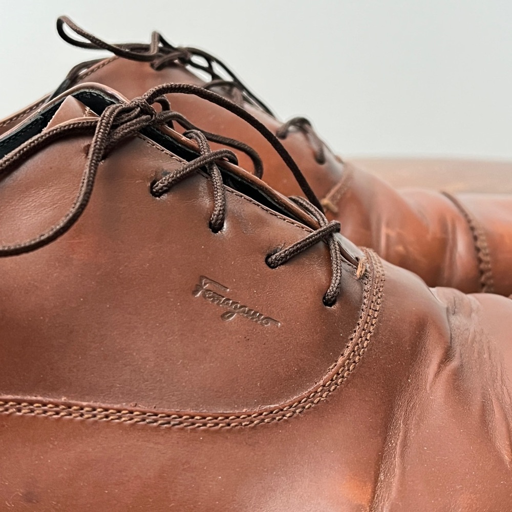 Ferragamo Leather Oxfords